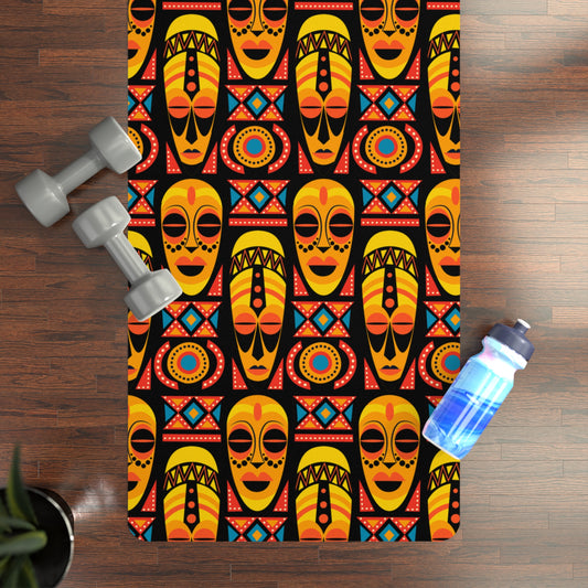 Tribal Masks Yoga Mat