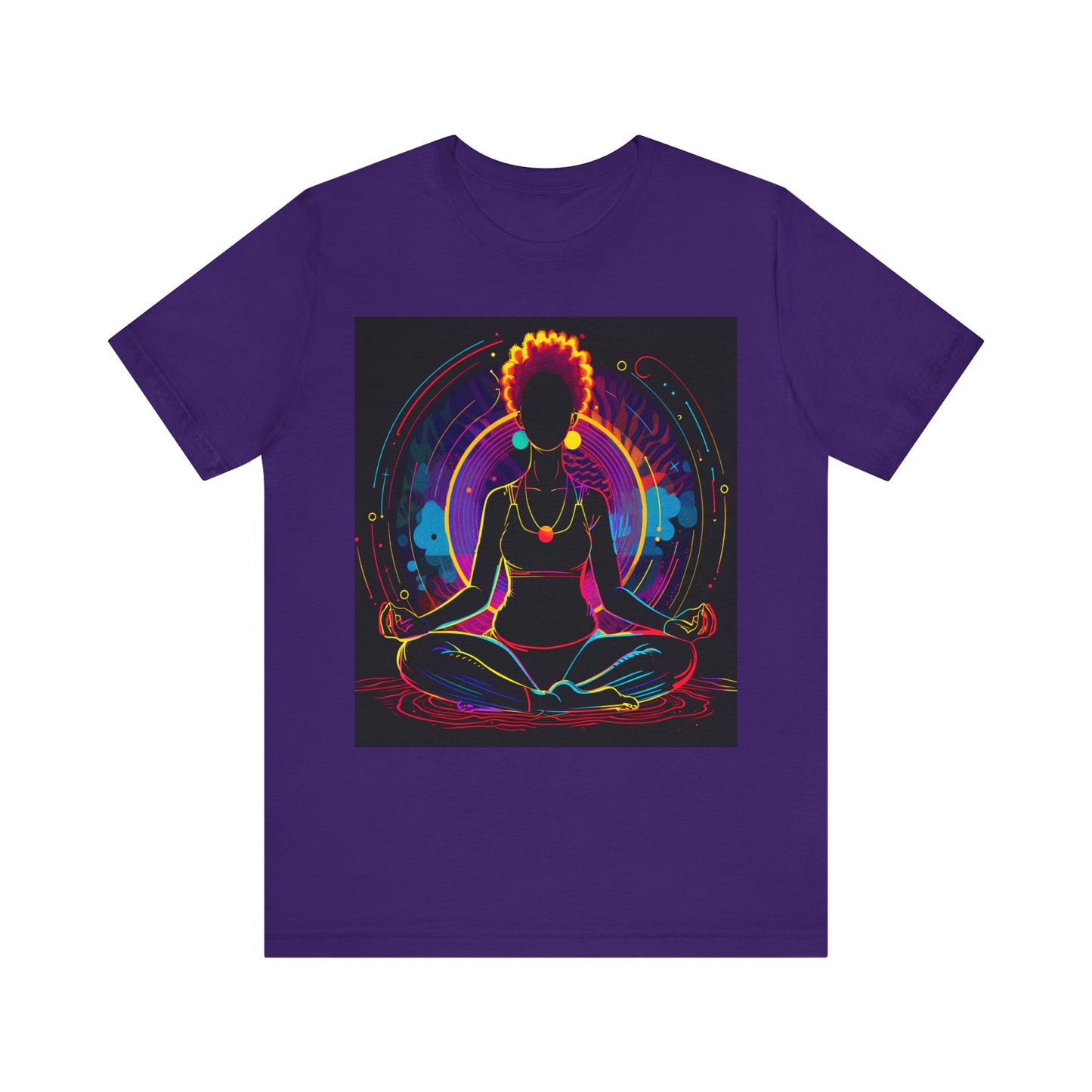 Afro Glow Yoga Shirt