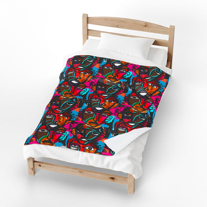 Abstract Men Blanket