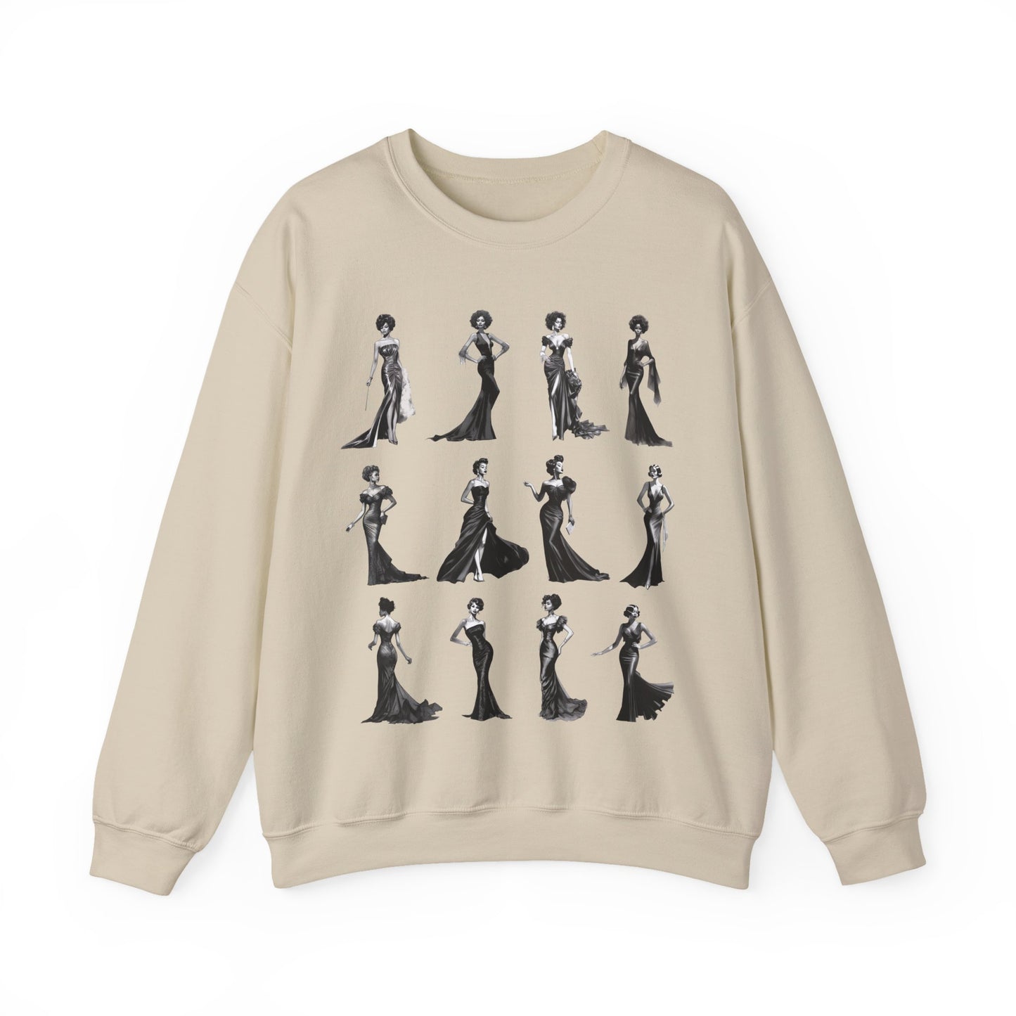 Black Dress Sweatshirt