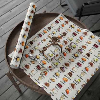 Soul Food Desserts Wrapping Paper