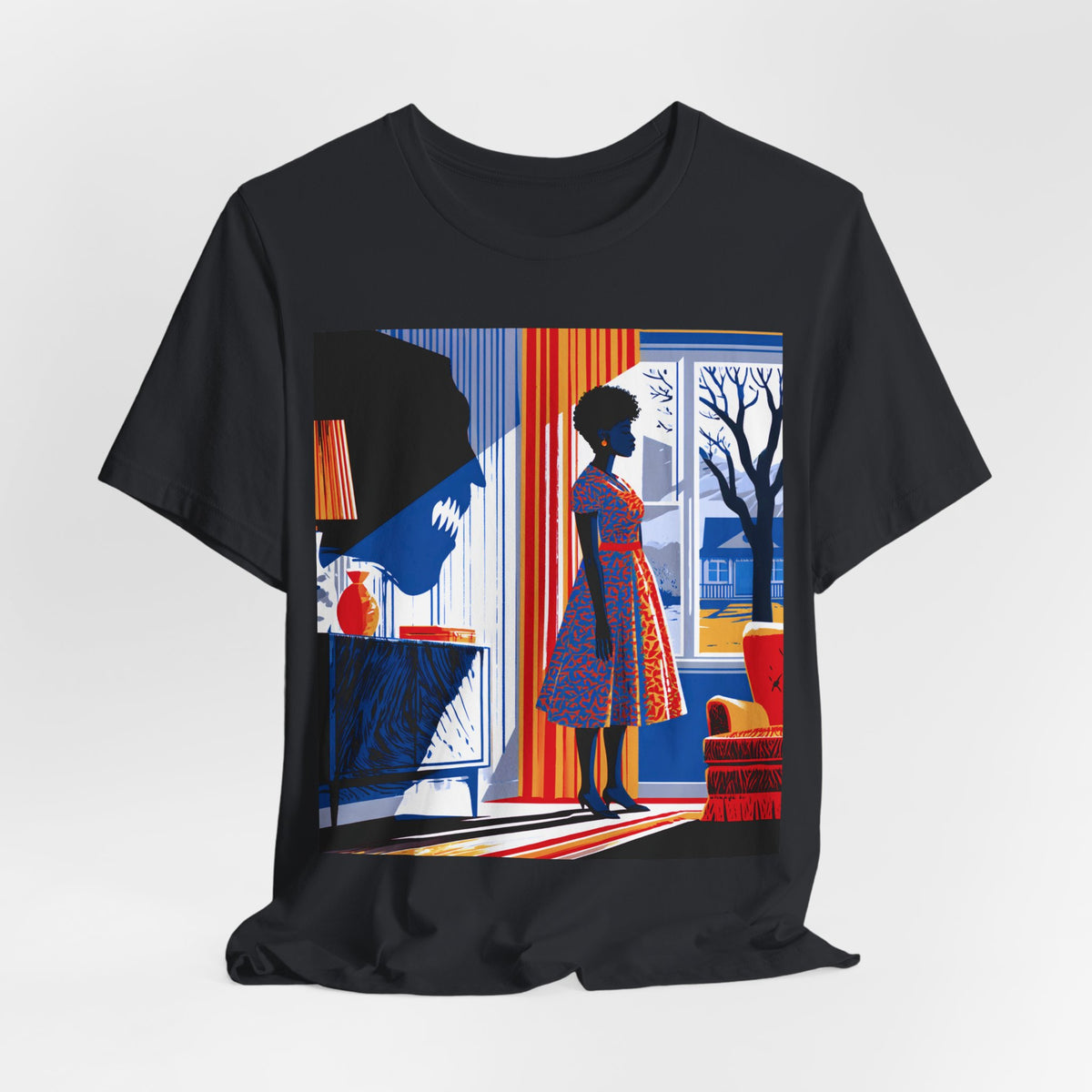 Black Horror Graphic Shirt