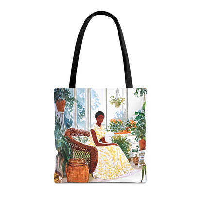 Sunroom Woman Tote Bag