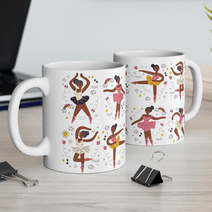 Ballerina Cartoon Mug