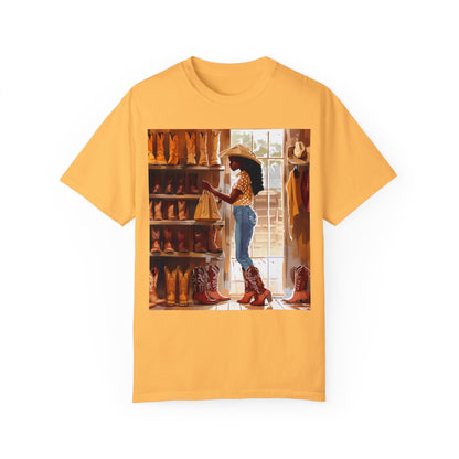 Cowgirl Shopping Shirt - Comfort Colors