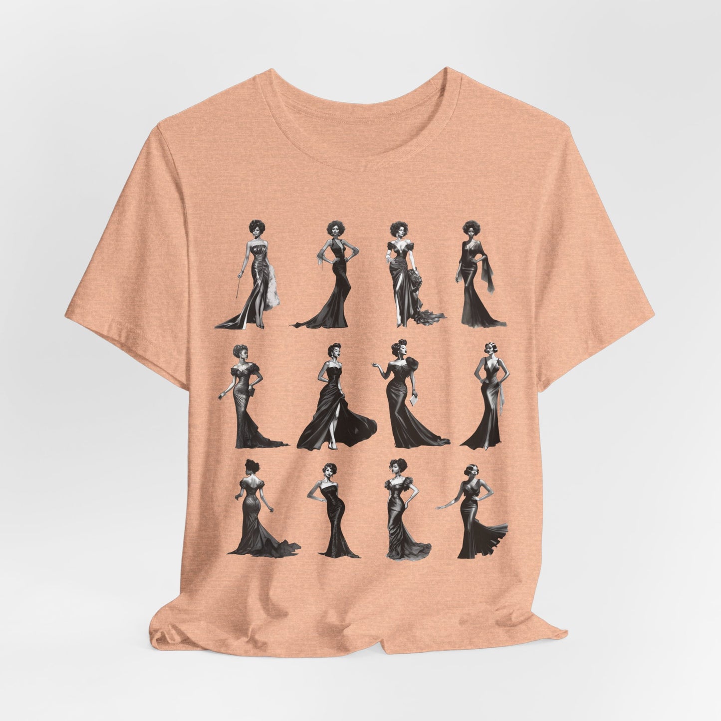 Black Dress Glamour T-shirt