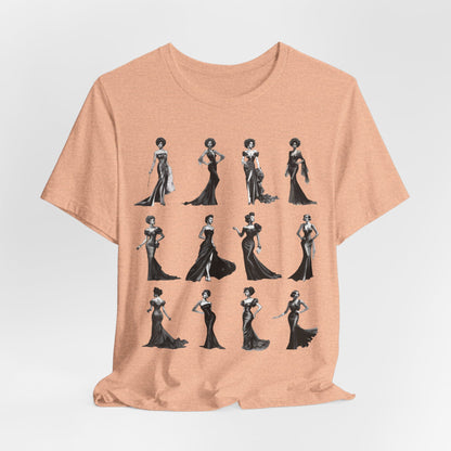 Black Dress Glamour T-shirt