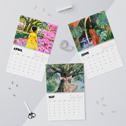 Melanin & Green 2027 Wall Calendar