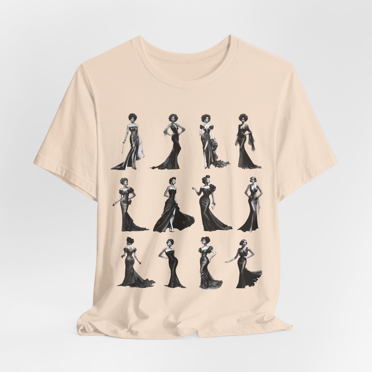 Black Dress Glamour T-shirt