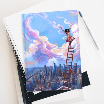 Afro Woman on Ladder Journal
