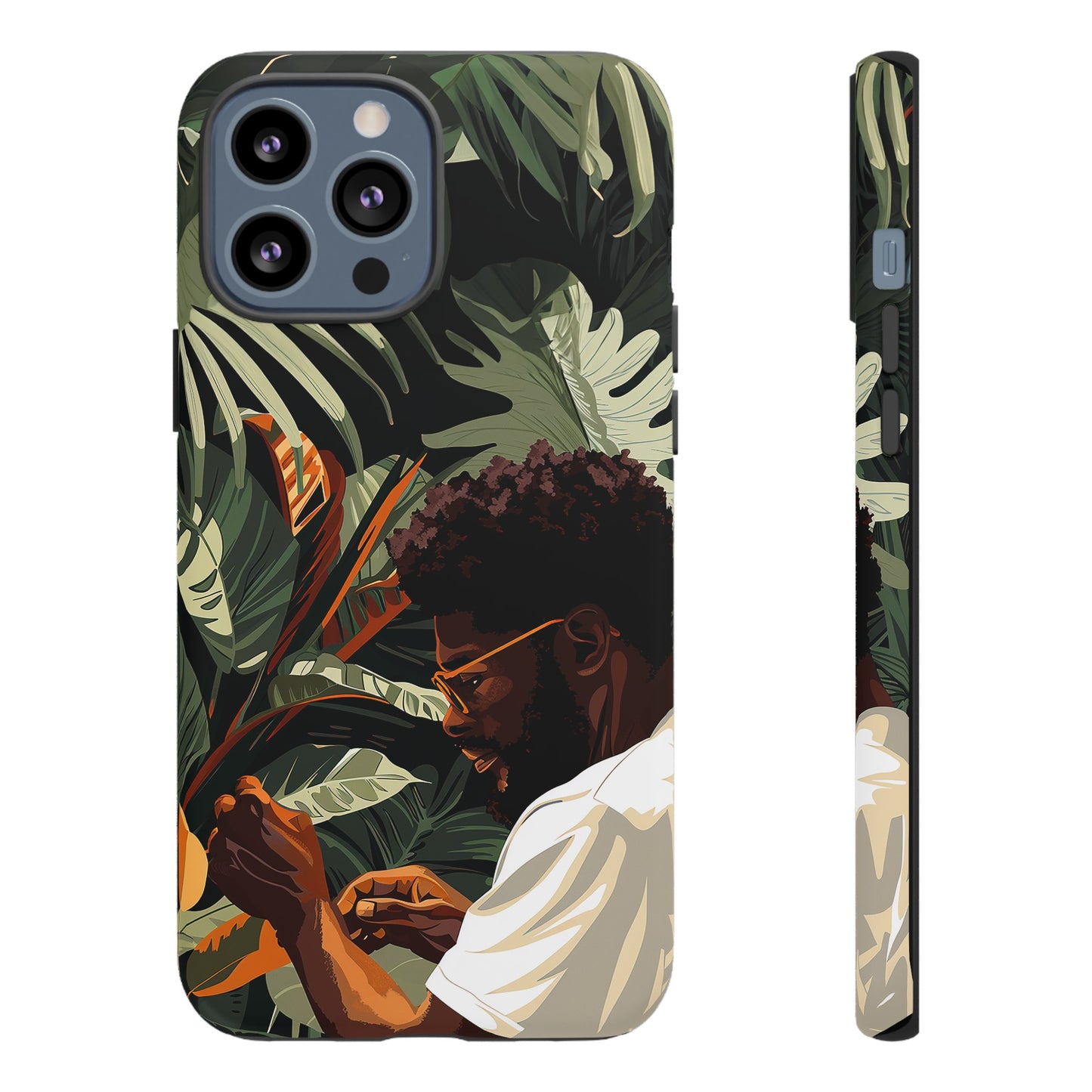 Man with Plants Phone Case