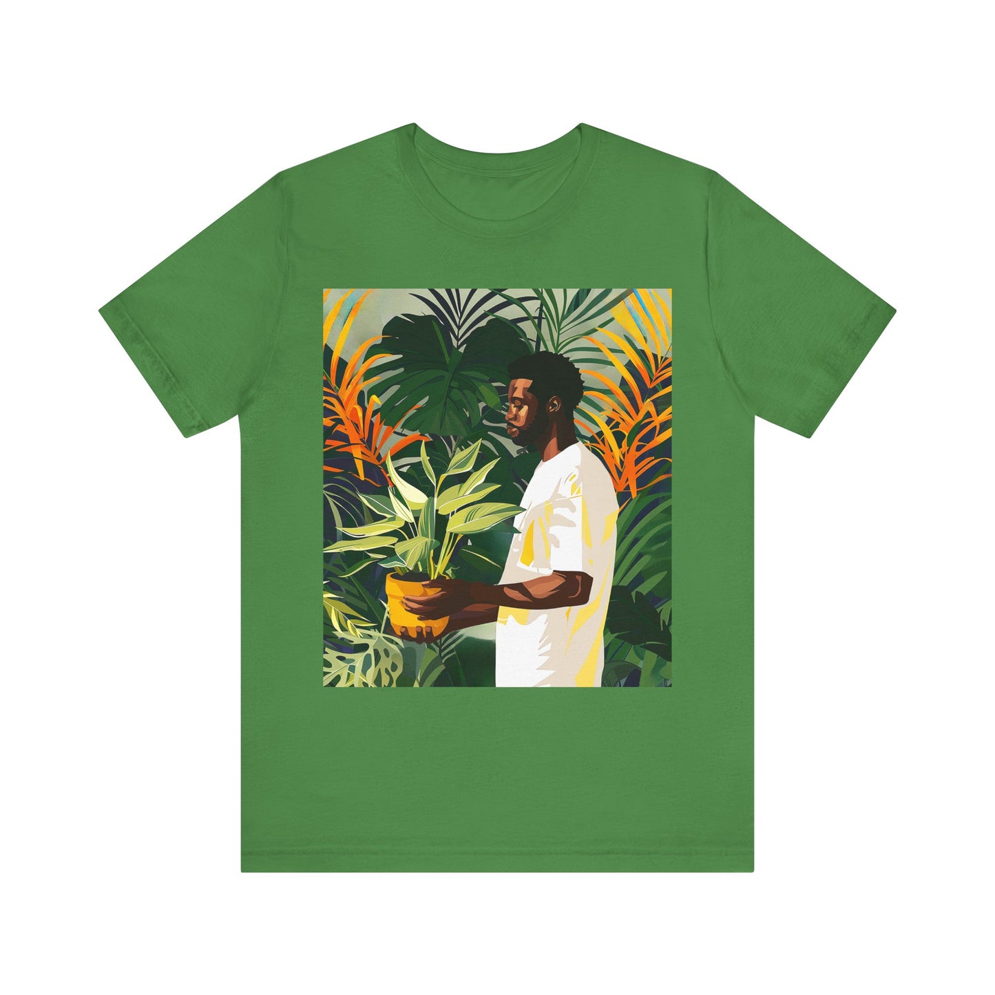 Man with Plants Shirt