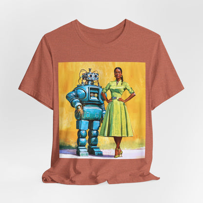 Woman with Bot T-Shirt