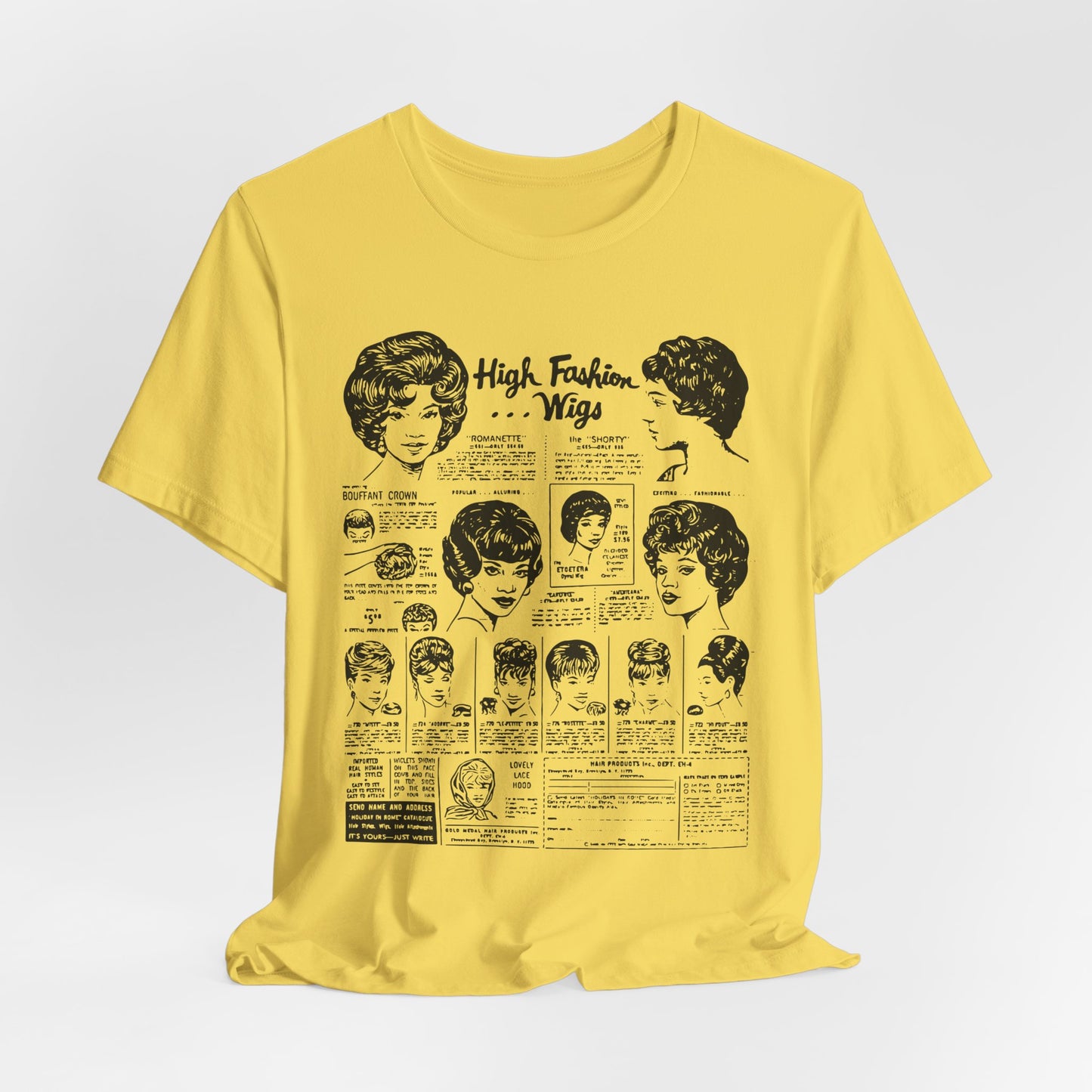 Vintage Wig Ad T-shirt