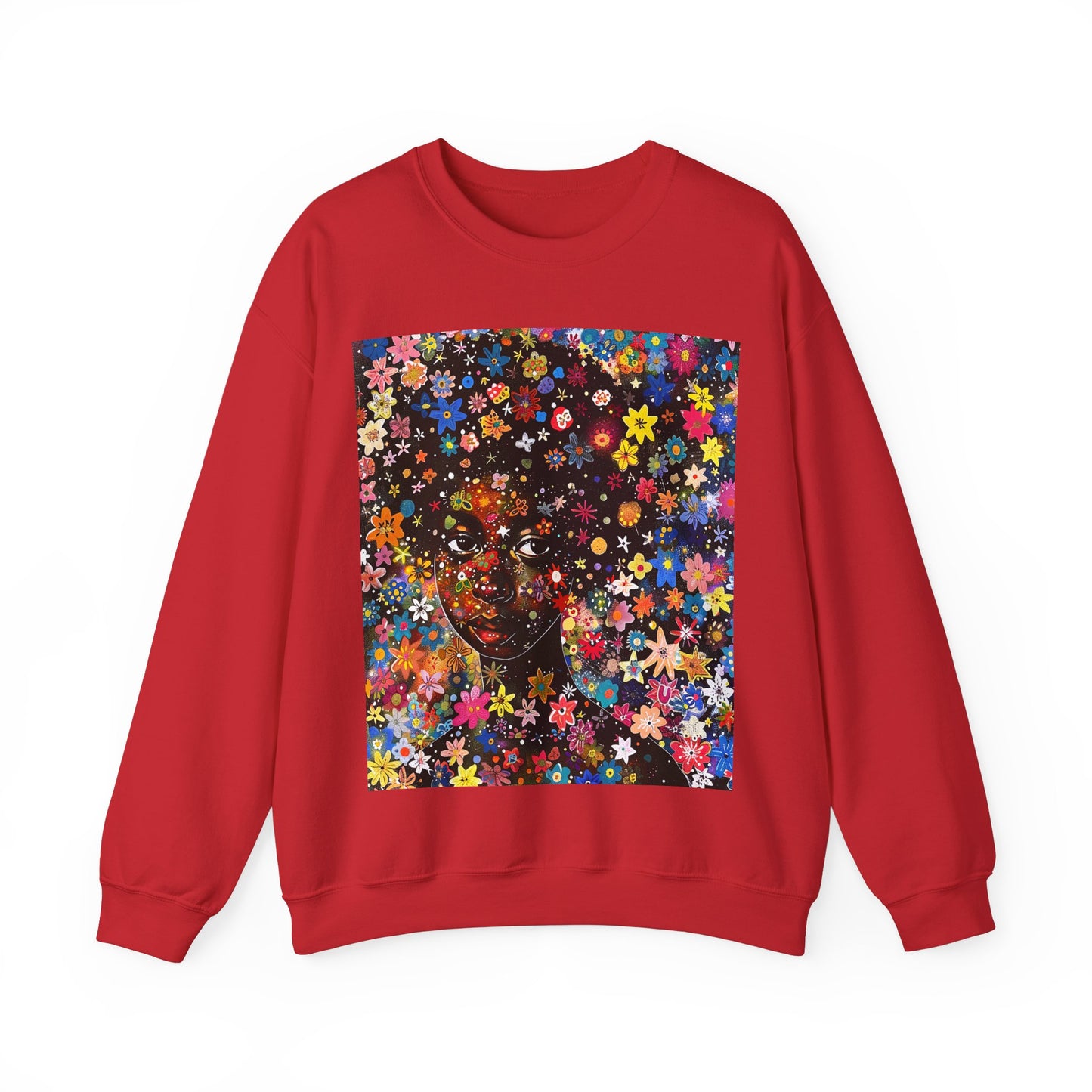 Floral Face Sweatshirt