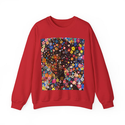 Floral Face Sweatshirt