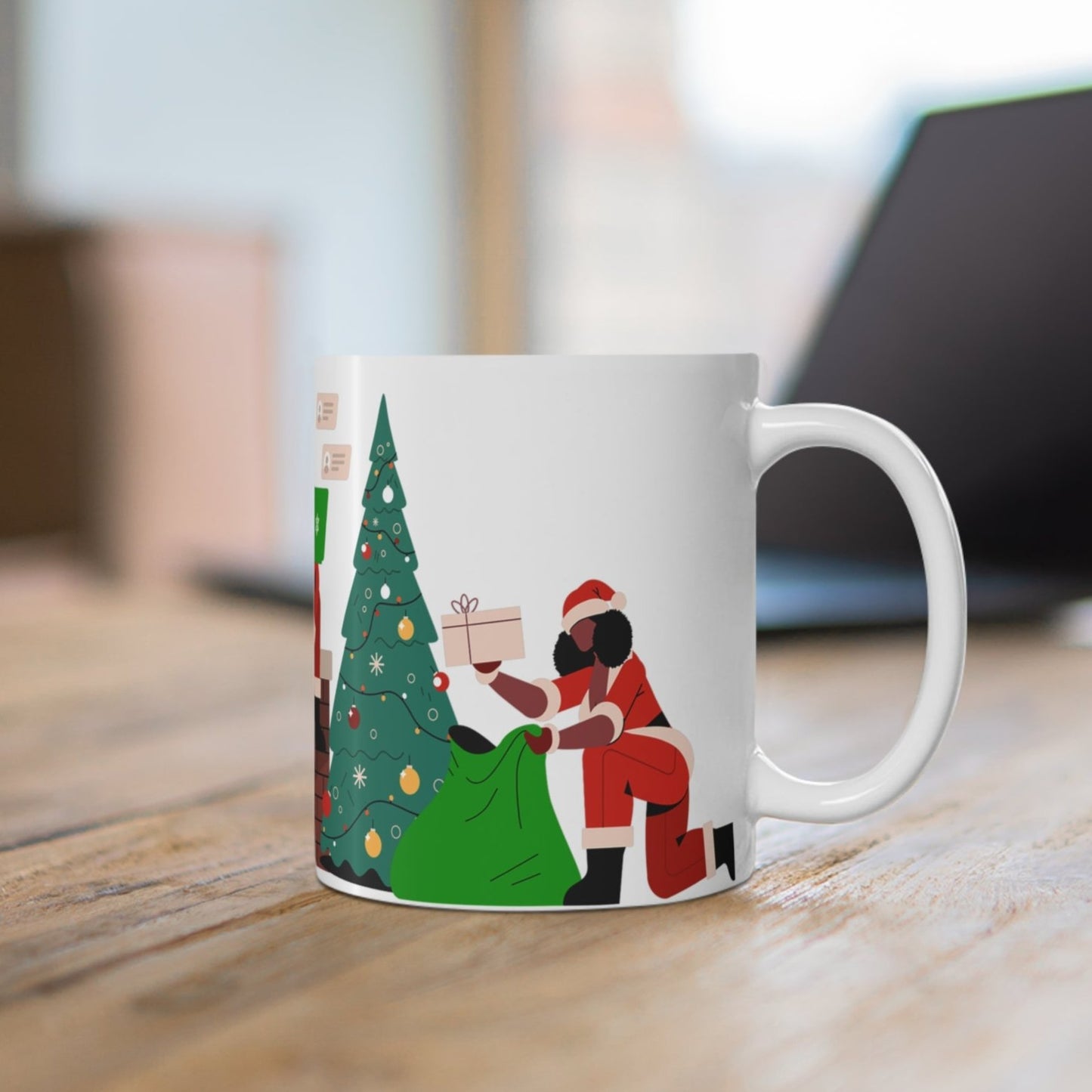 Santa Woman Mug