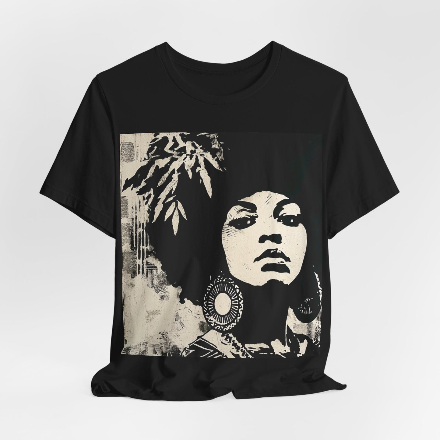 Afro Stencil Portrait Shirt