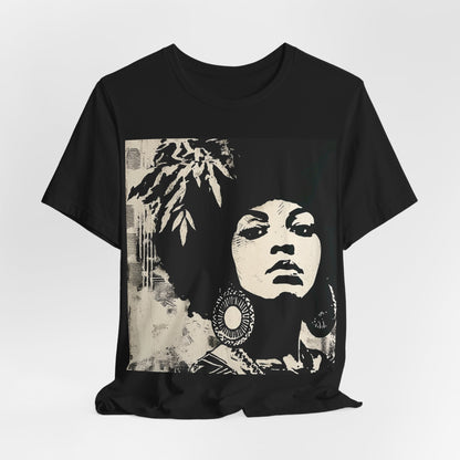 Afro Stencil Portrait Shirt
