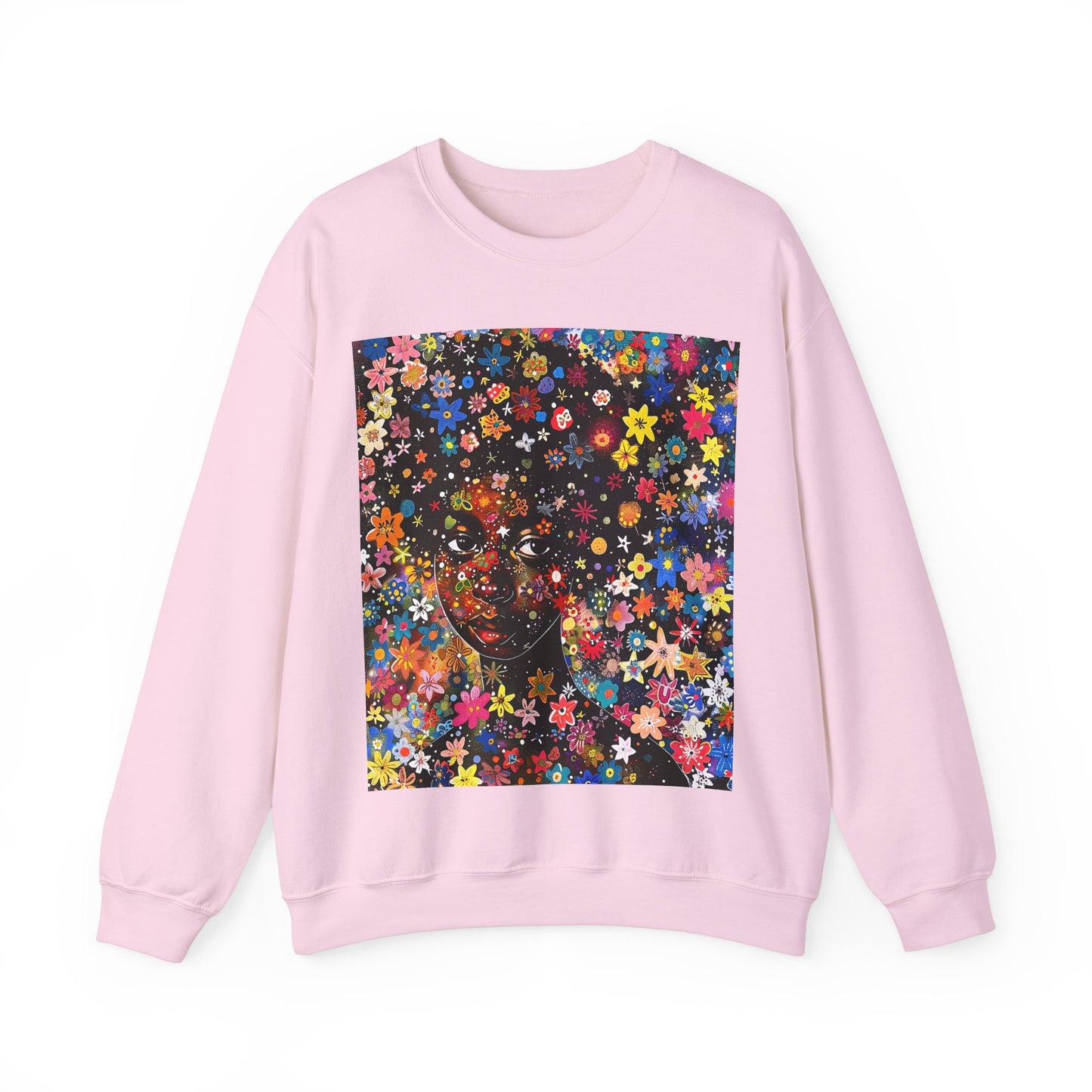 Floral Face Sweatshirt