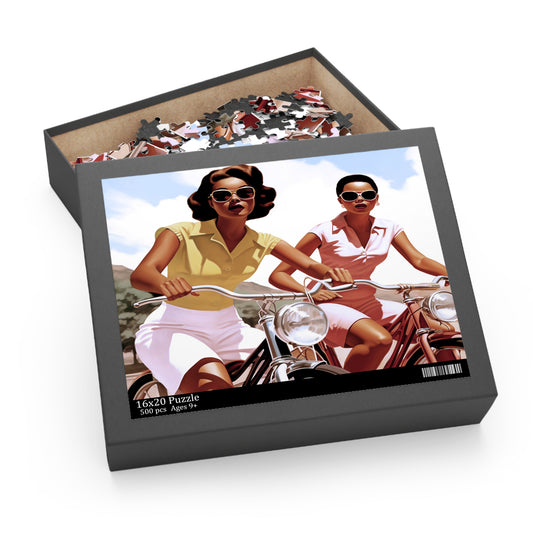 Bicycle Women Puzzle