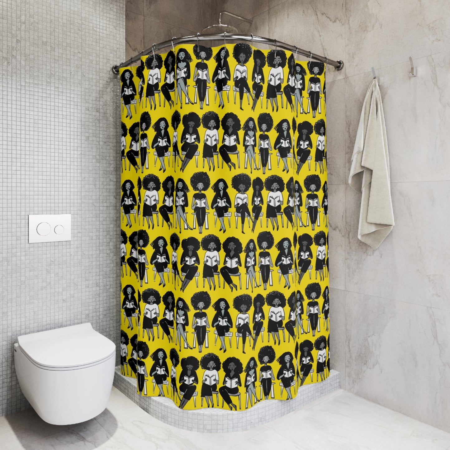Reading Girls Shower Curtain