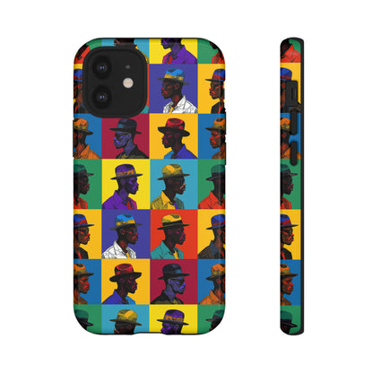 Black Men in Hats Phone Case