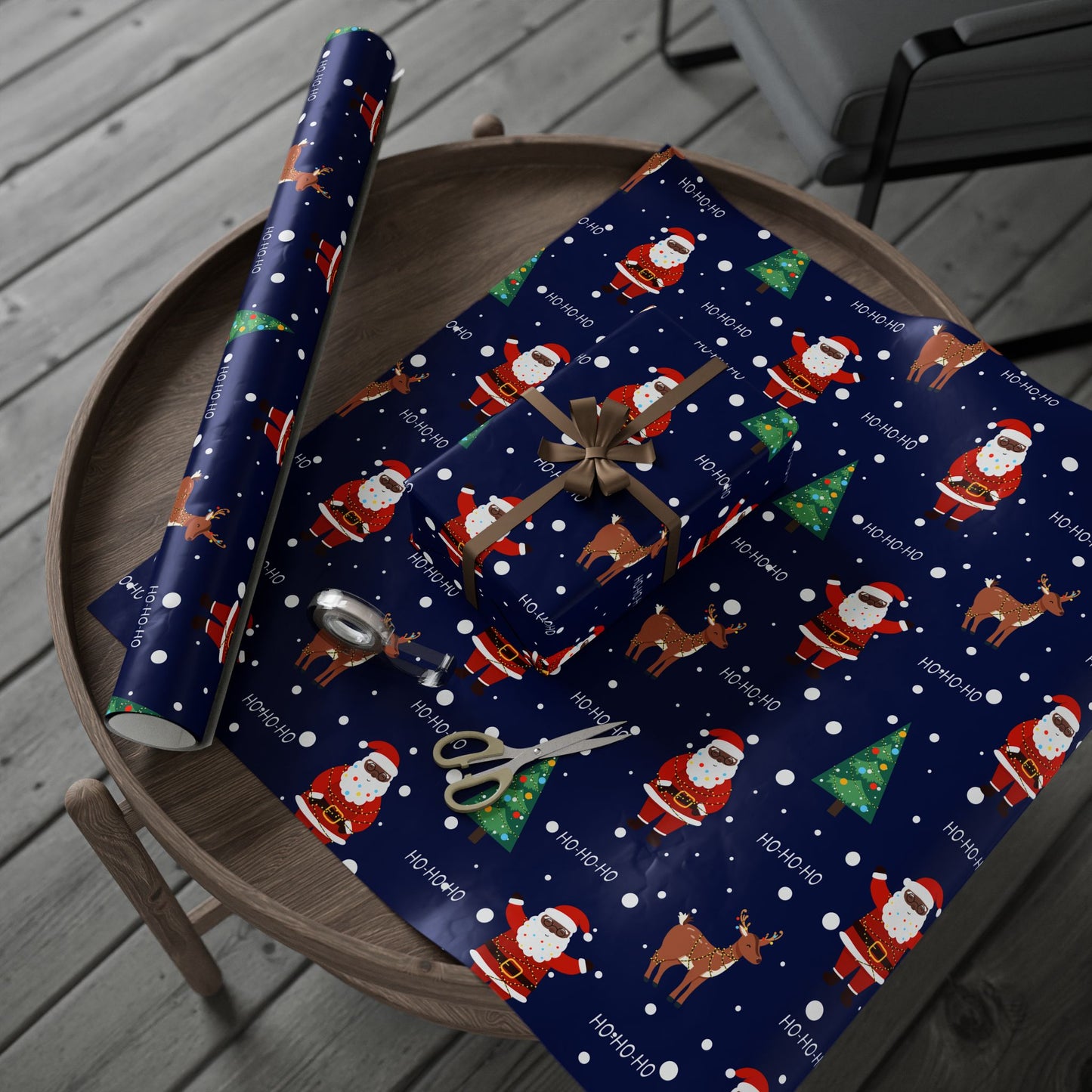 Santa Ho Ho Ho Wrapping Paper