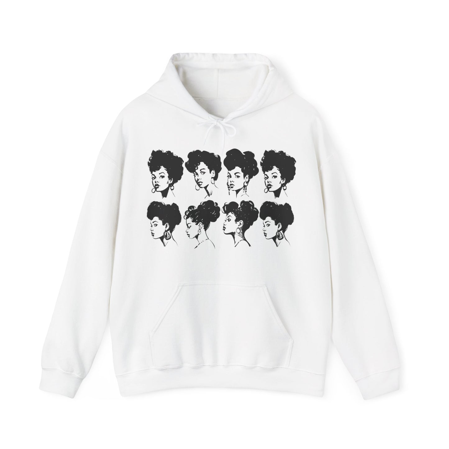 Retro Faces Hoodie