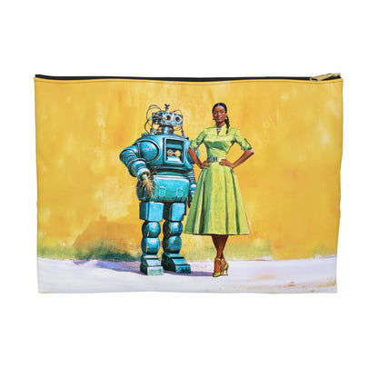 Woman with Bot Accessory Pouch