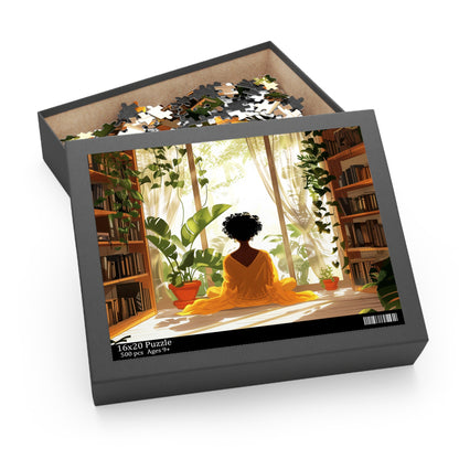 Books Plants Window Puzzle