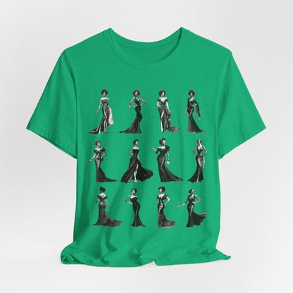 Black Dress Glamour T-shirt