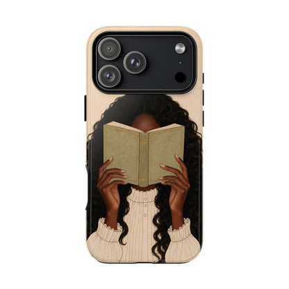 Girl Reading Phone Case