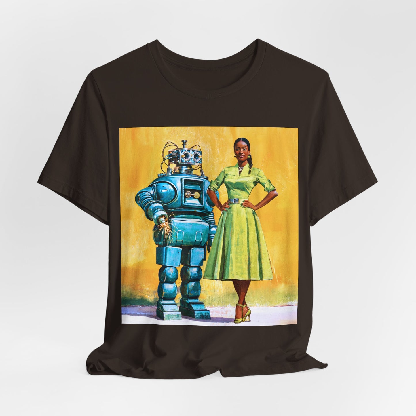 Woman with Bot T-Shirt