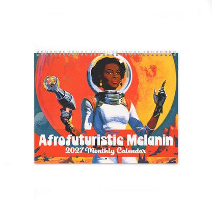 Afrofuturistic Melanin 2027 Wall Calendar