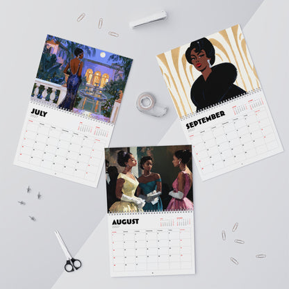 Retro Melanin 2027 Wall Calendar
