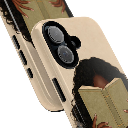 Girl Reading Phone Case