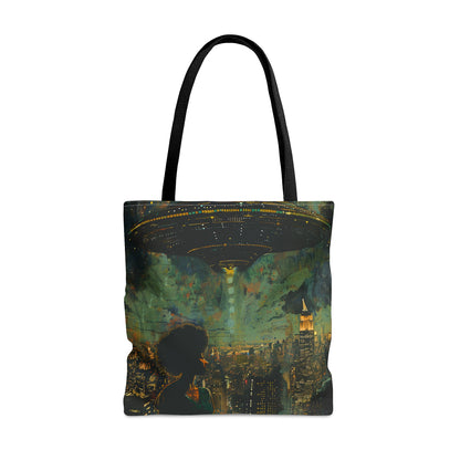 Spaceship Sighting Tote Bag