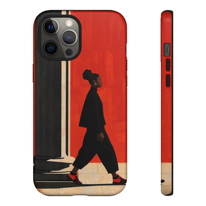 Afro Puff Walk Phone Case