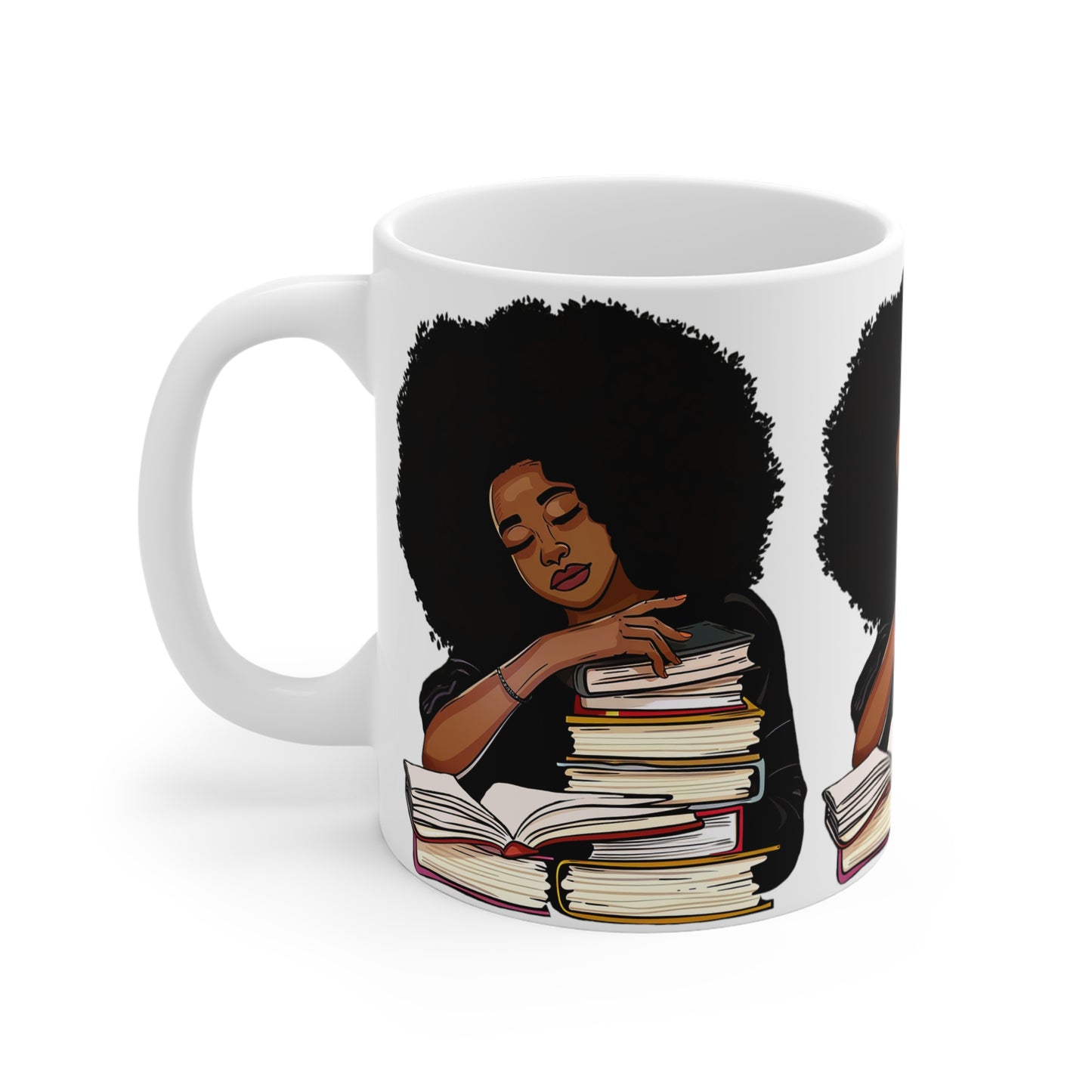 Afro Reader Mug