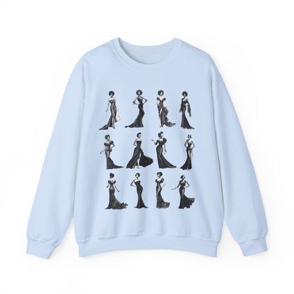 Black Dress Sweatshirt