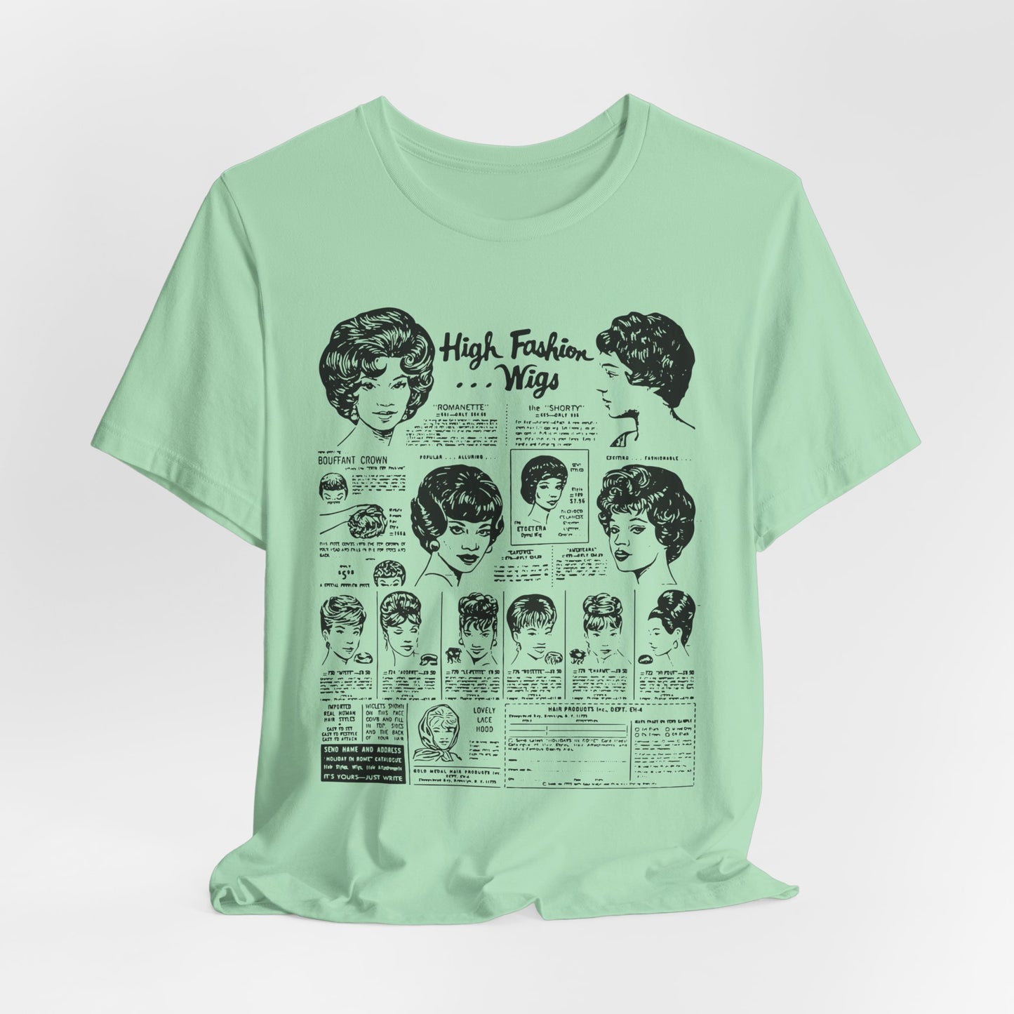 Vintage Wig Ad T-shirt