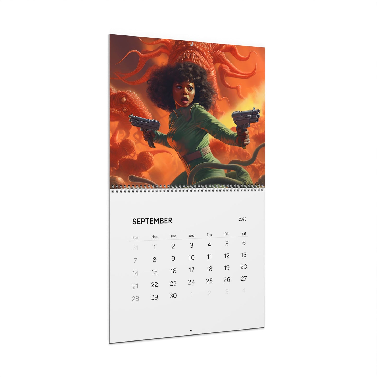 Afro Galactic Her 2025 Wall Calendar