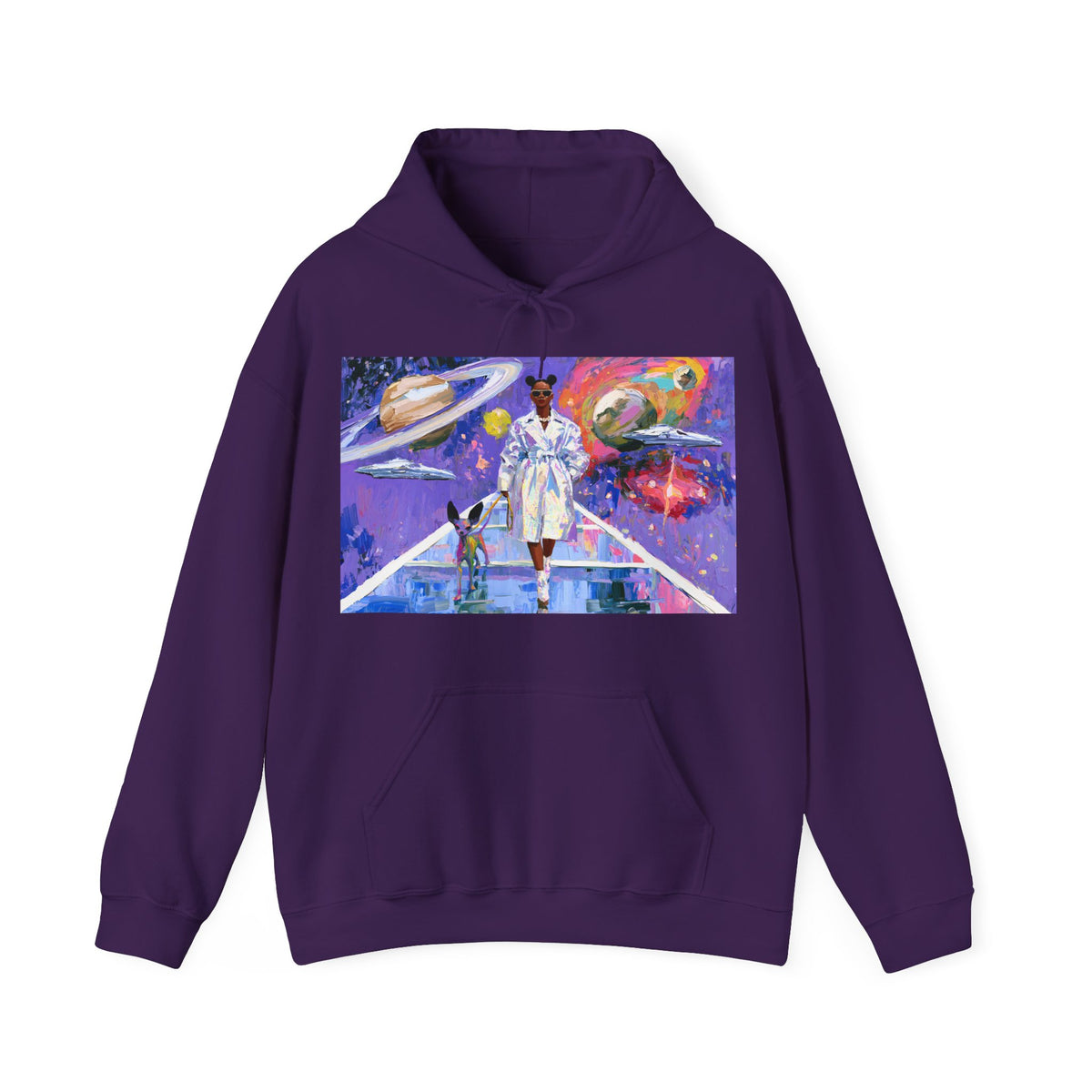 Afrofuturist Spacewalk Hoodie