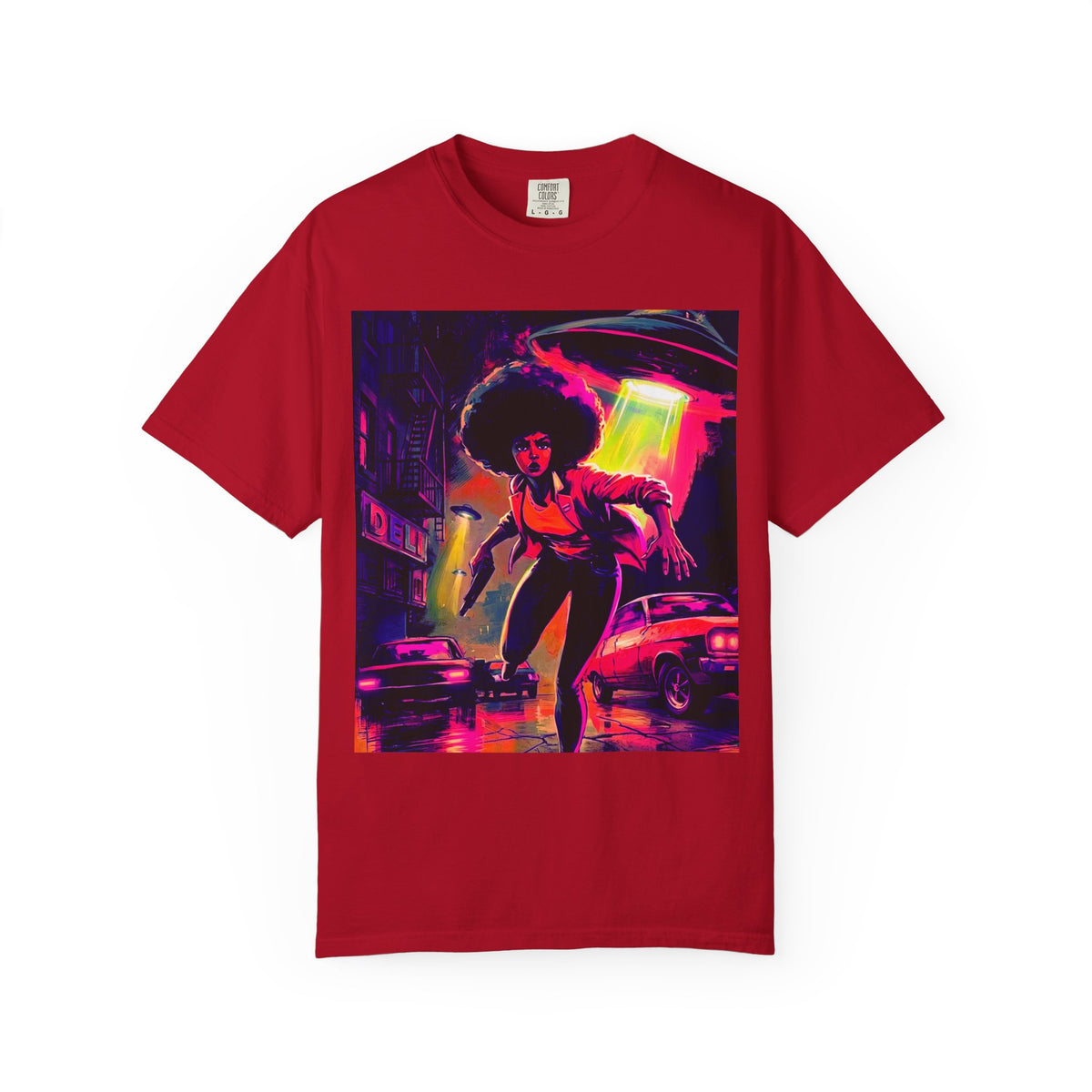 Afro Futuristic Runner T-Shirt