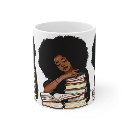 Afro Reader Mug