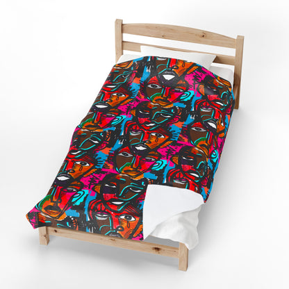 Abstract Men Blanket