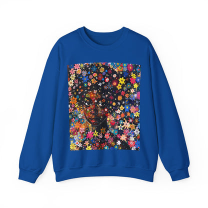 Floral Face Sweatshirt