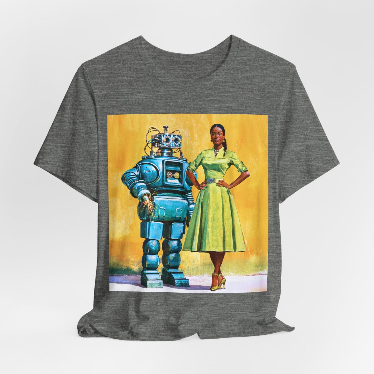 Woman with Bot T-Shirt