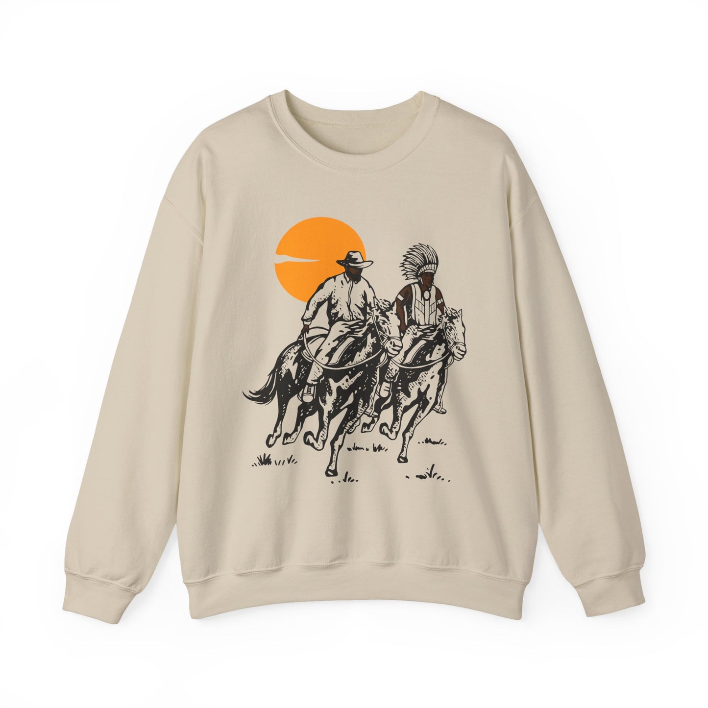Natives on Horse Sweatshirt